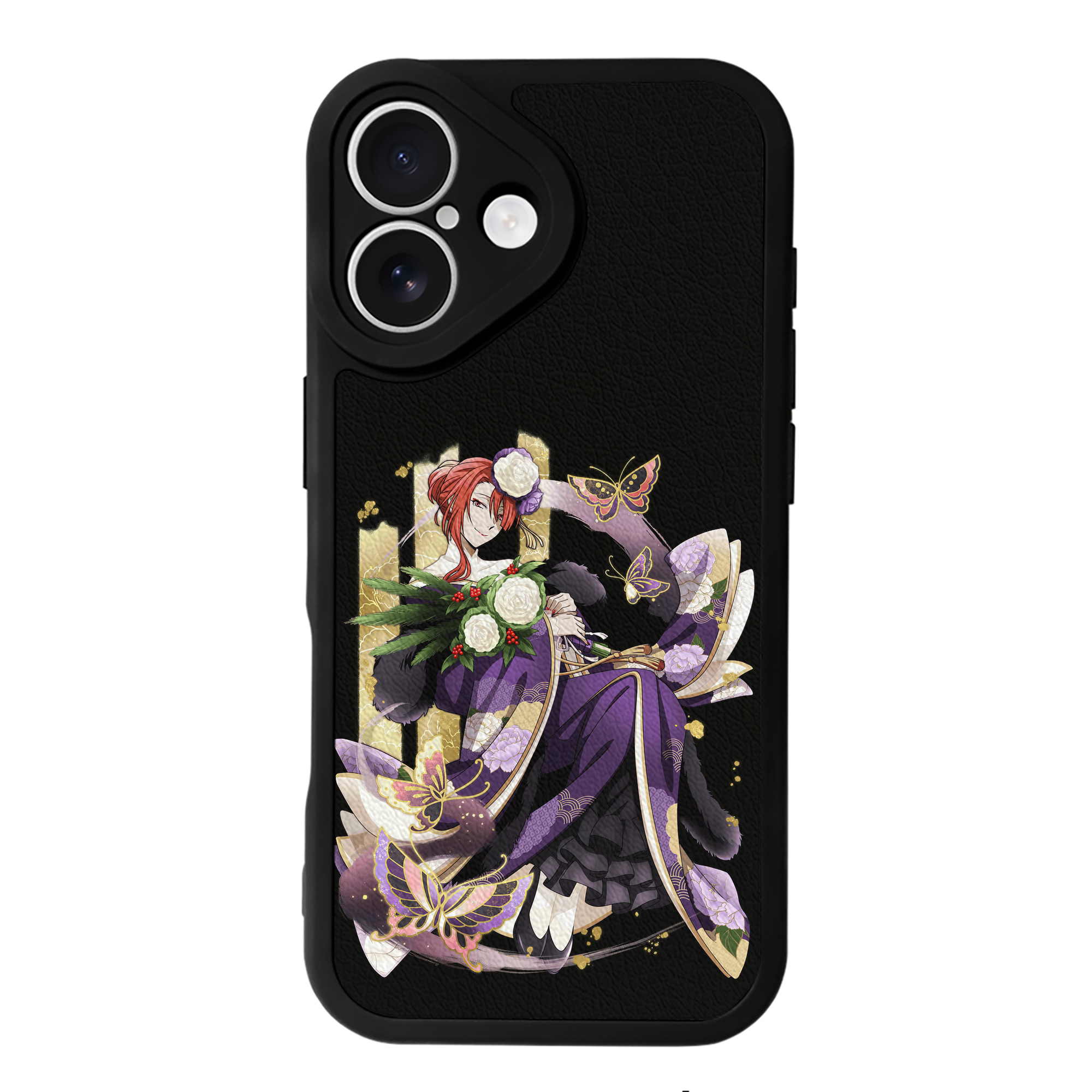 （画像用） 文豪ストレイドッグス Bungo Stray Dogs 【iPhone 16シリーズ対応】シリコンスマホケース（レザー調） 材質：シリコン